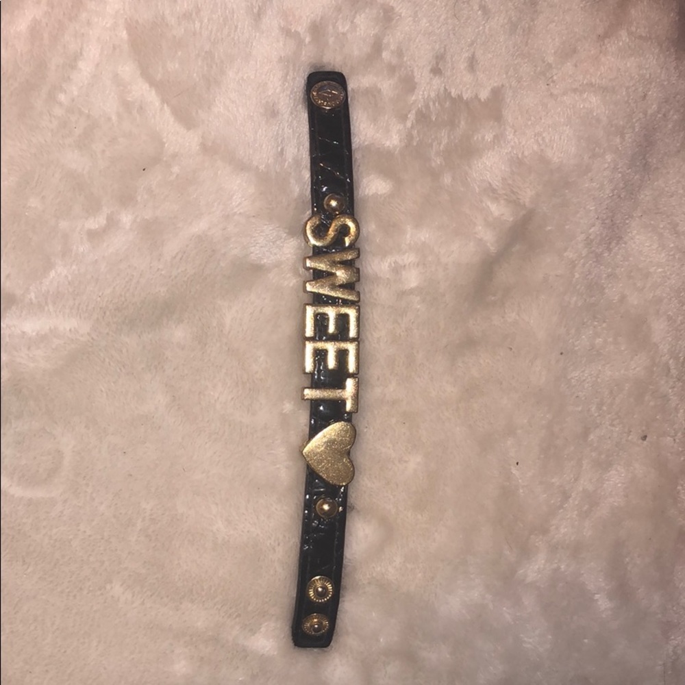 Bcbg Gold Affirmation Bracelet Sweet Love